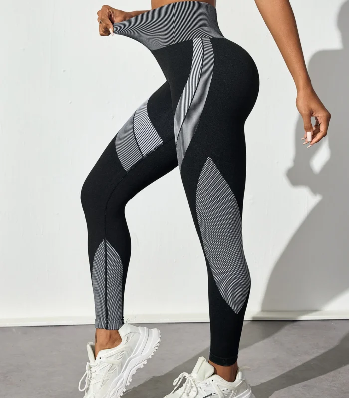 Women's Seamless Yoga Leggings Tummy Control High Waist Soft Stretchy Breathable Scrunch Butt Lifting Gym Workout Pants