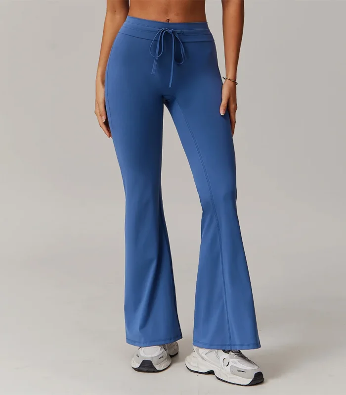 Yoga Pants Sport Leggings Women Bell-bottoms High Waist Wide Leg Pants Push Up Woman Tights Fitness Workout Legging Gym Clothing