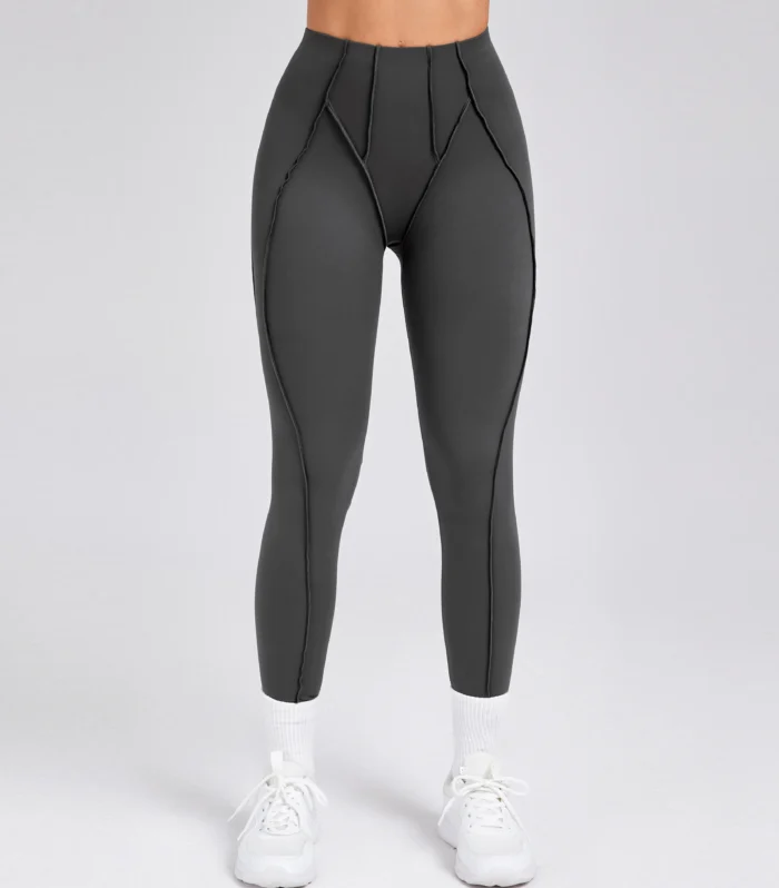 Women Nude Straps Yoga Pants Squat Proof Workout High Waist Leggings Fitness Pant Female Active Wear Legging
