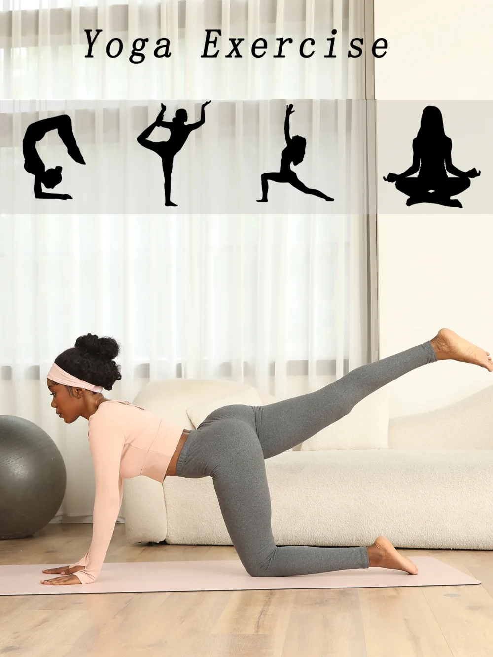 Super Soft Fleece Lined Leggings Women, Workout Yoga Running Thermal Warm Pants For cold winter - Image 5