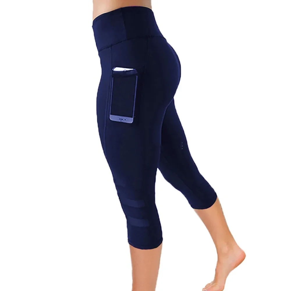 High Waist Seamless Dotted Hollow Out Sport Women Tights Yoga Pants Workout Activewear Gym Clothing Women's Tights - Image 2